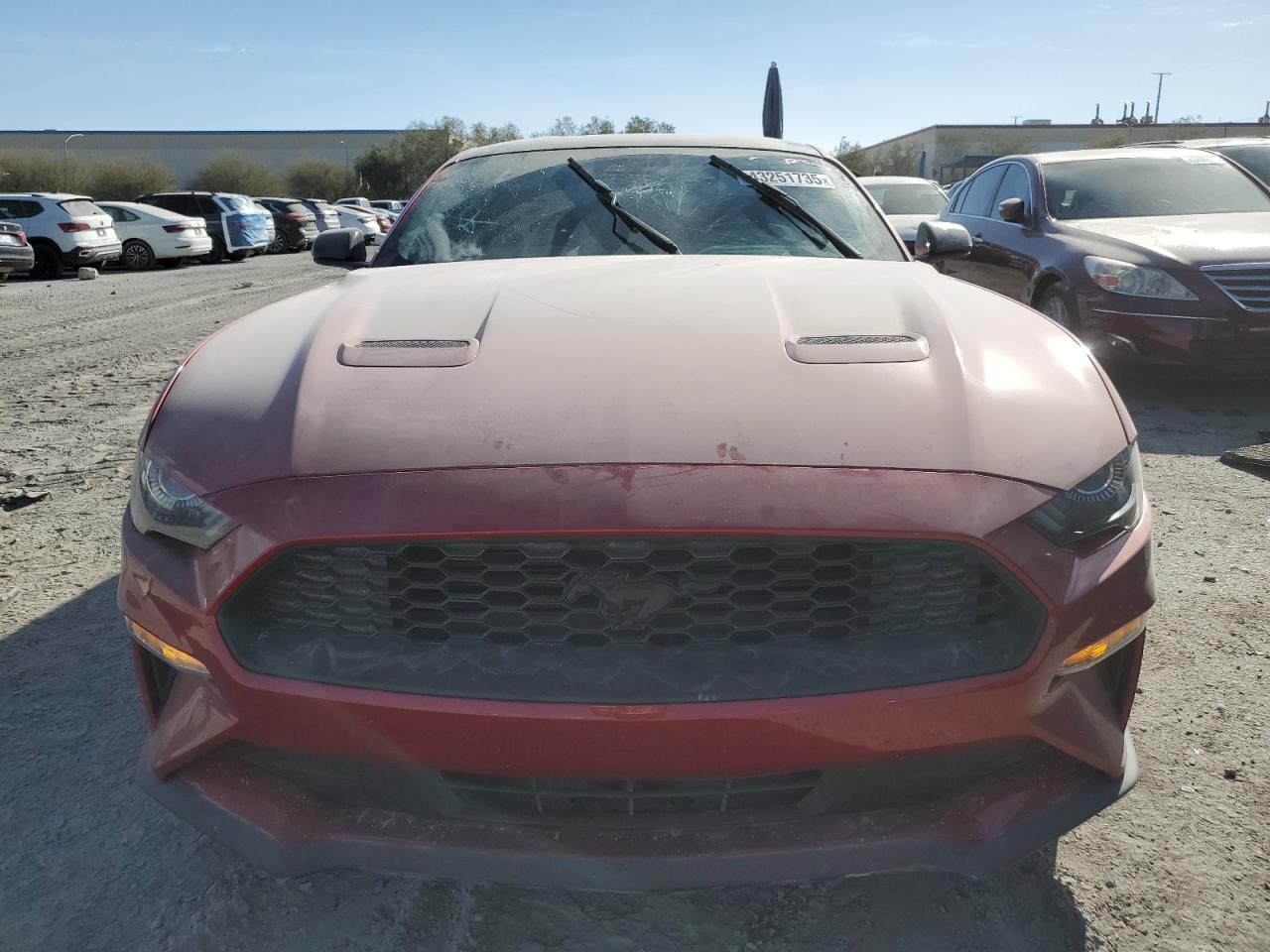 2021 Ford Mustang VIN 1FA6P8TH4M5109355 Copart auction photo, front end damage thumbnail 5