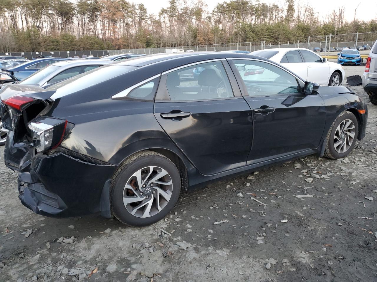 2016 Honda Civic VIN 2HGFC2F87GH531066 Copart auction photo, front end / rear end damage thumbnail 3