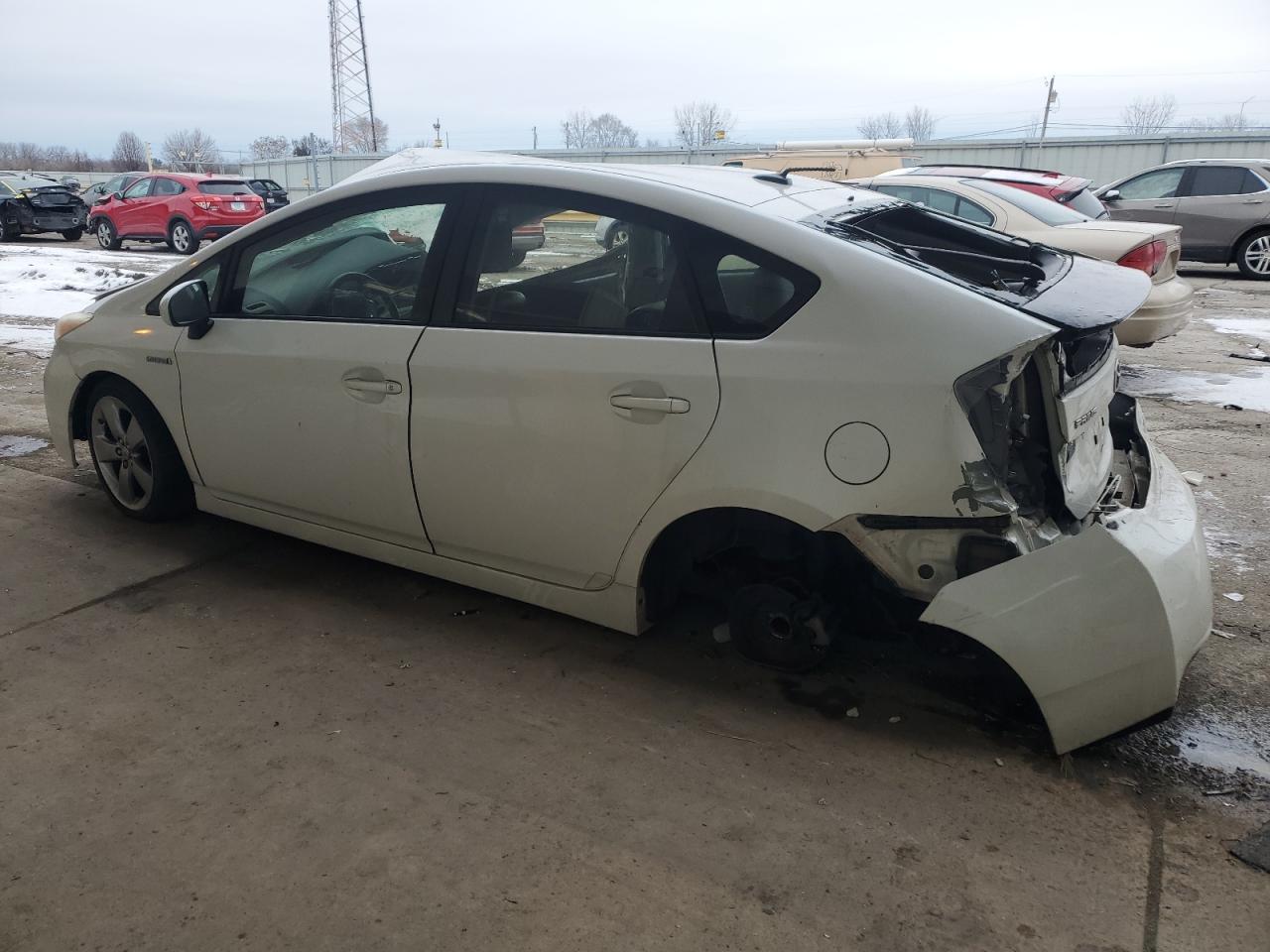 2013 Toyota Prius VIN JTDKN3DU7D5576590 Copart auction photo, all over damage thumbnail 2
