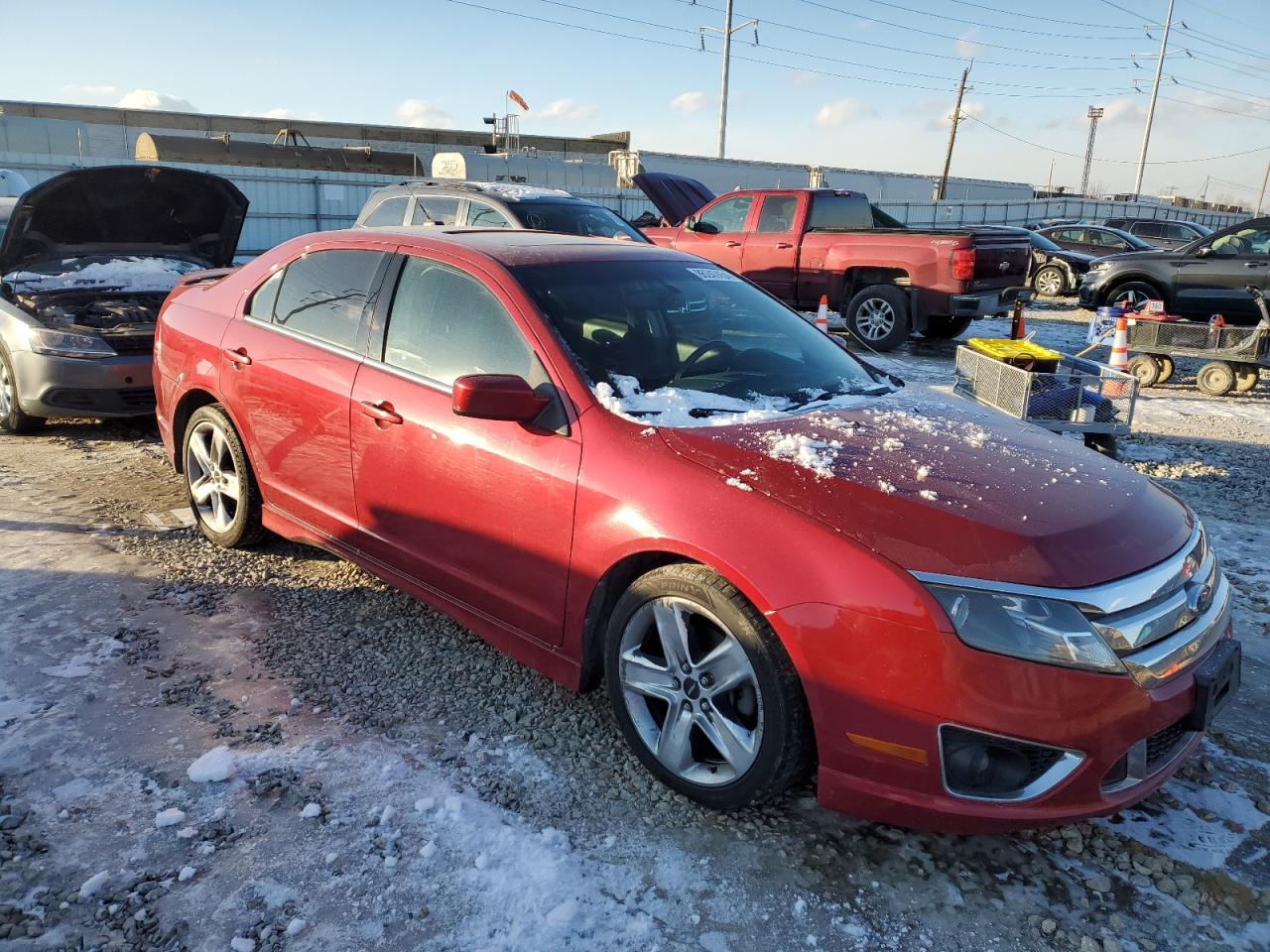 2010 Ford Fusion VIN 3FAHP0KC3AR116340 Copart auction photo, rear end damage thumbnail 4