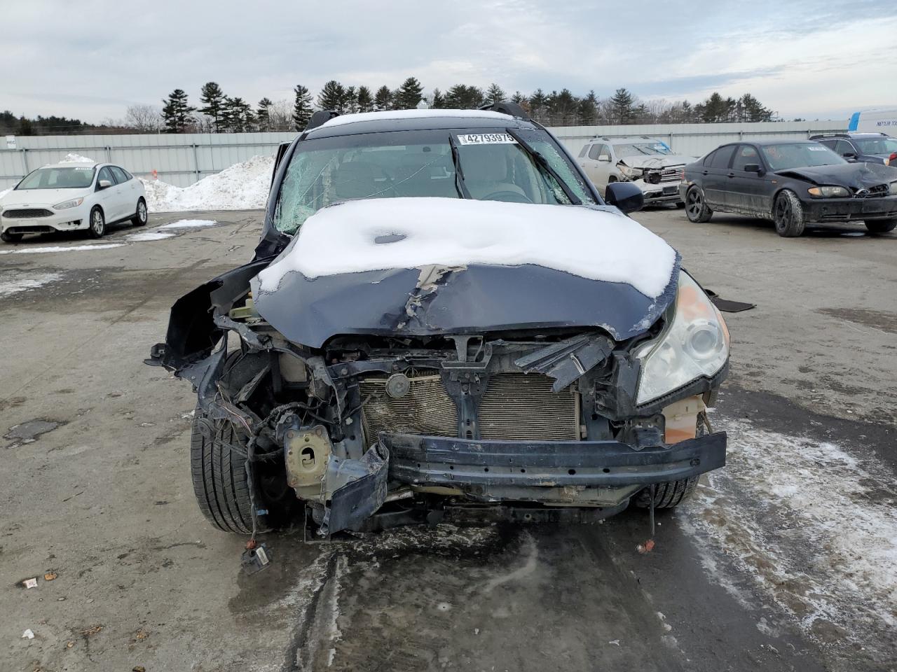 2012 Subaru Outback VIN 4S4BRBJC5C3281214 Copart auction photo, front end / all over damage thumbnail 5