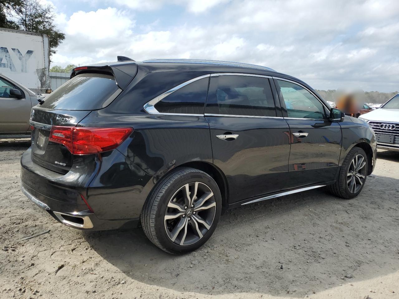 2020 Acura MDX VIN 5J8YD4H85LL020158 Copart auction photo, side damage thumbnail 3