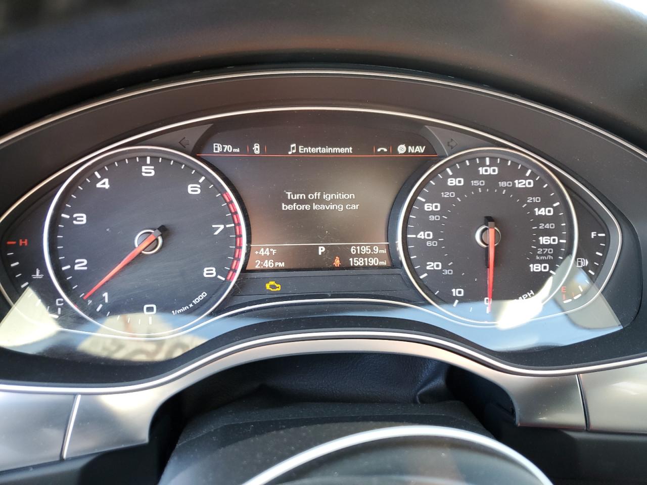 2014 Audi A6 VIN WAUFGAFC8EN050262 Copart auction photo, all over / undercarriage damage thumbnail 9