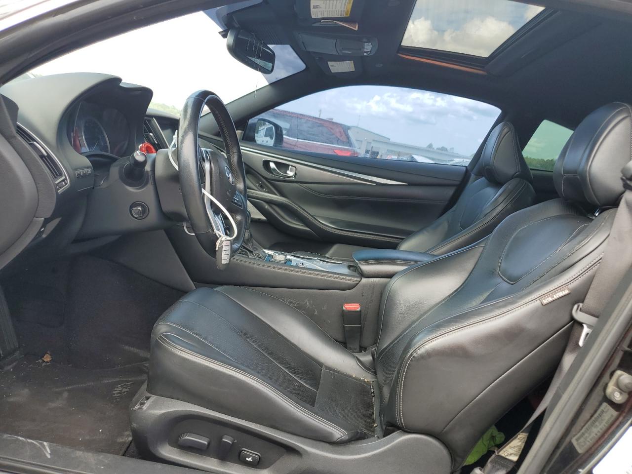 2017 Infiniti Q60 VIN JN1EV7EK7HM362134 Copart auction photo, front end damage thumbnail 7