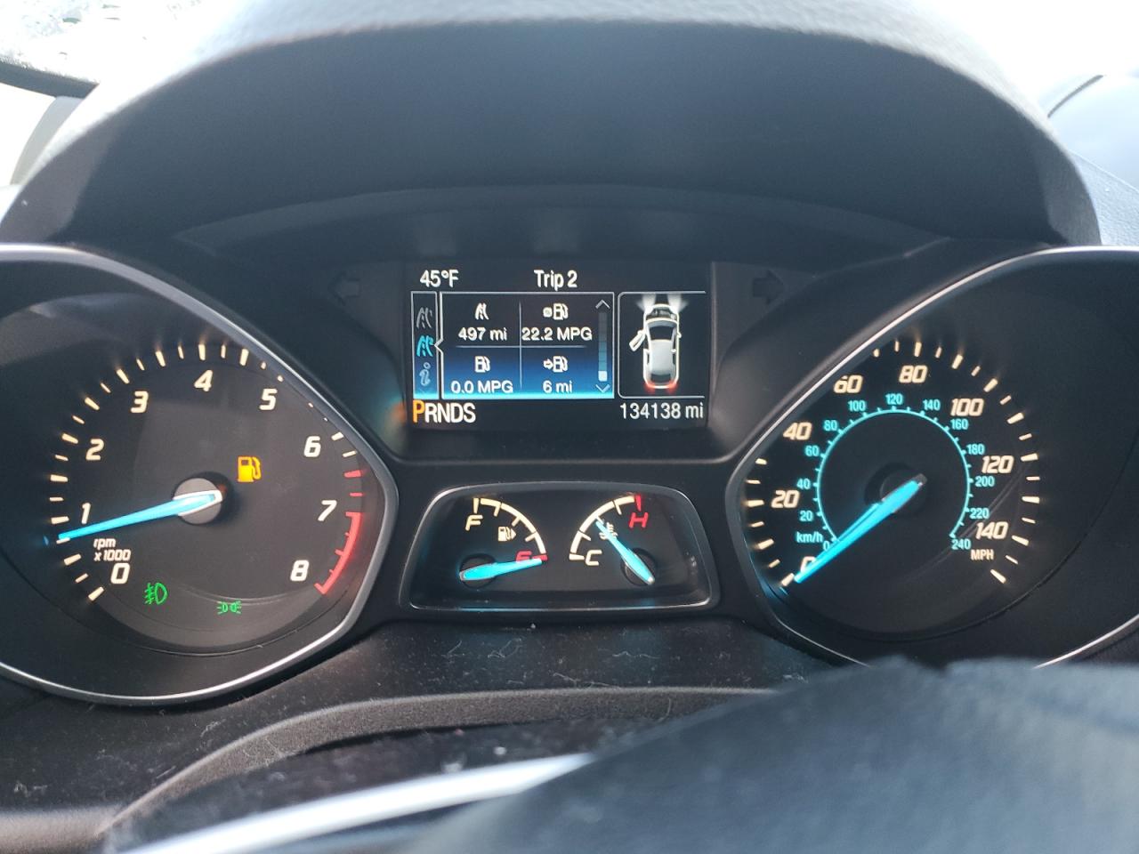 2015 Ford Escape VIN 1FMCU9GXXFUA18317 Copart auction photo, side damage thumbnail 9