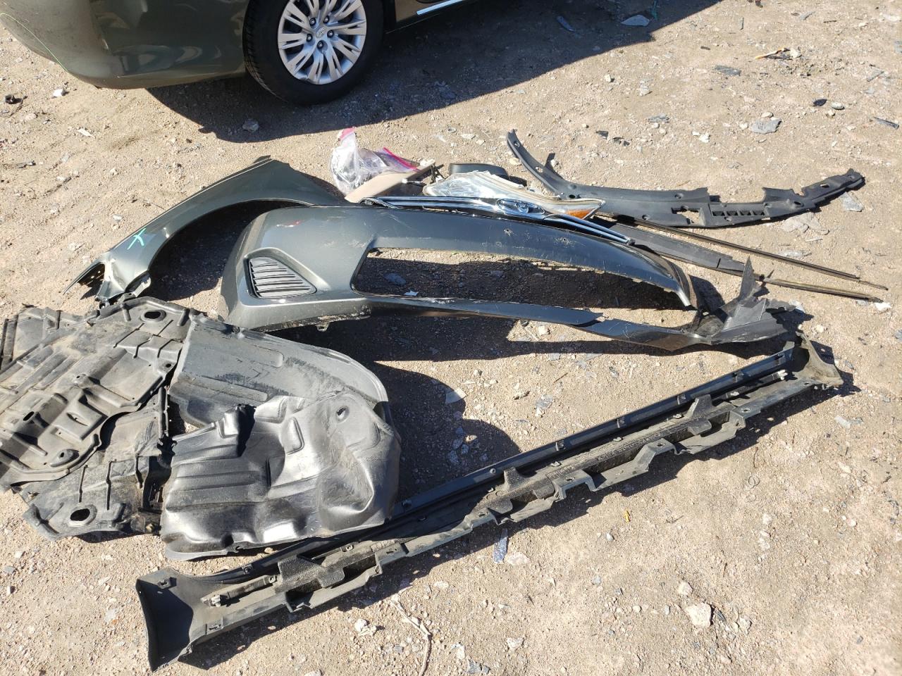 2014 Toyota Camry VIN 4T4BF1FK9ER412098 Copart auction photo, front end / undercarriage damage thumbnail 12