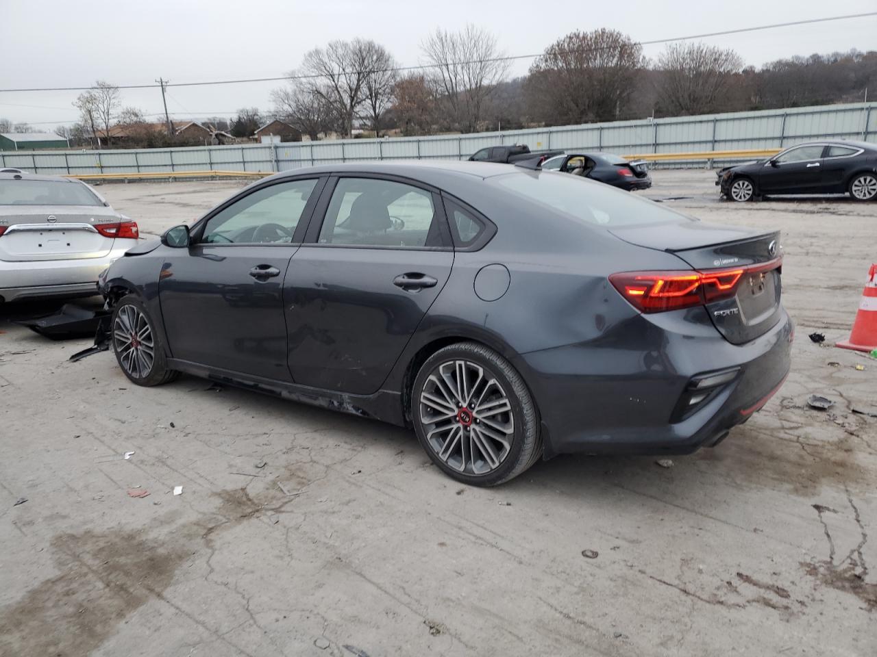 2021 KIA Forte VIN 3KPF44AC0ME409658 Copart auction photo, all over damage thumbnail 2