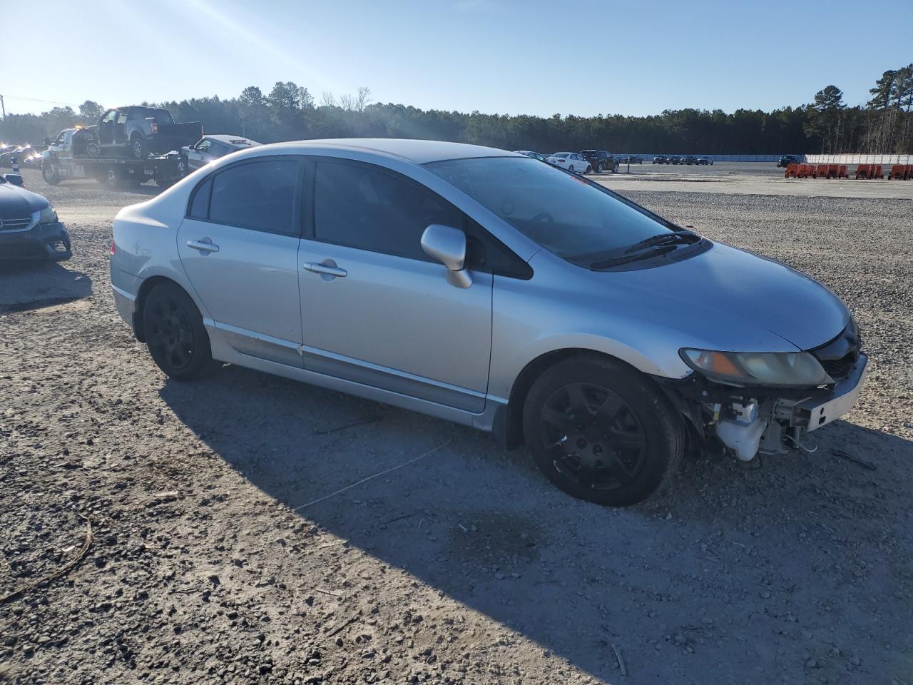 2011 Honda Civic VIN 2HGFA1F54BH300317 Copart auction photo, front end damage thumbnail 4