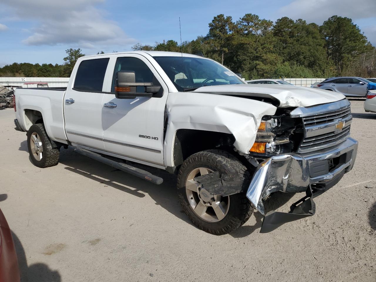 2017 Chevrolet Silverado VIN 1GC1CUEG6HF118801 Copart auction photo, front end damage thumbnail 4