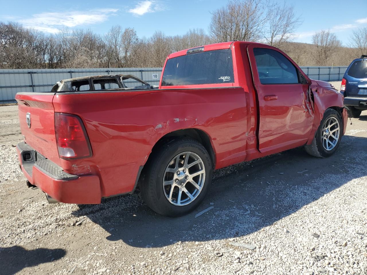 2012 Dodge RAM VIN 3C6JD6AT0CG261575 Copart auction photo, all over damage thumbnail 3