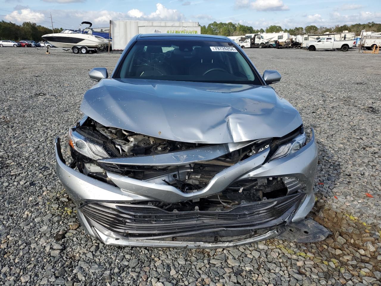 2018 Toyota Camry VIN 4T1B11HK4JU064257 Copart auction photo, front end damage thumbnail 5