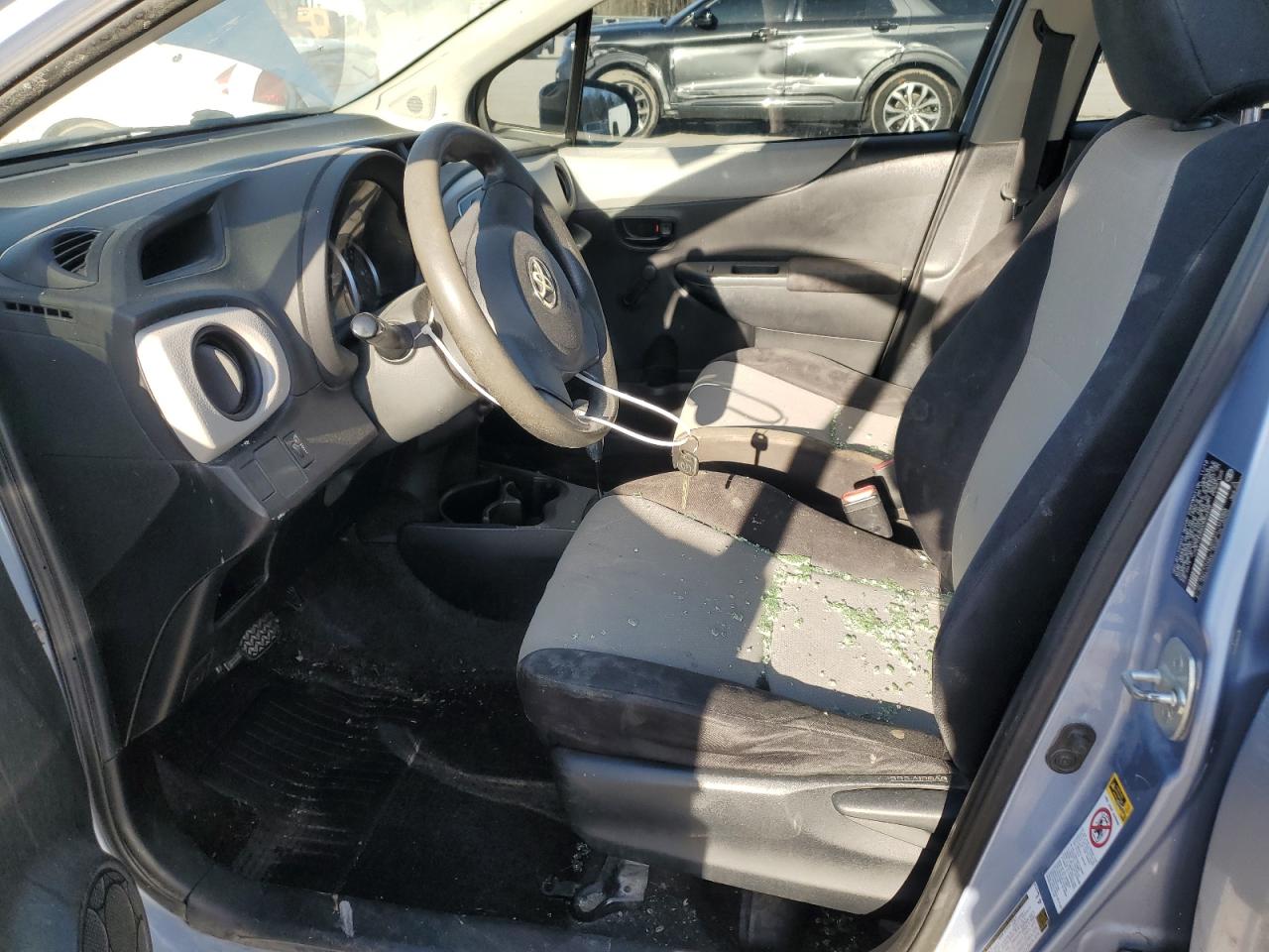 2013 Toyota Yaris VIN JTDKTUD32DD554439 Copart auction photo, side damage thumbnail 7