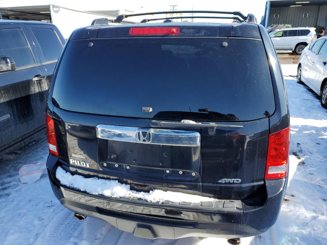 2012 Honda Pilot VIN 5FNYF4H52CB053958 Copart auction photo, front end / side damage thumbnail 6