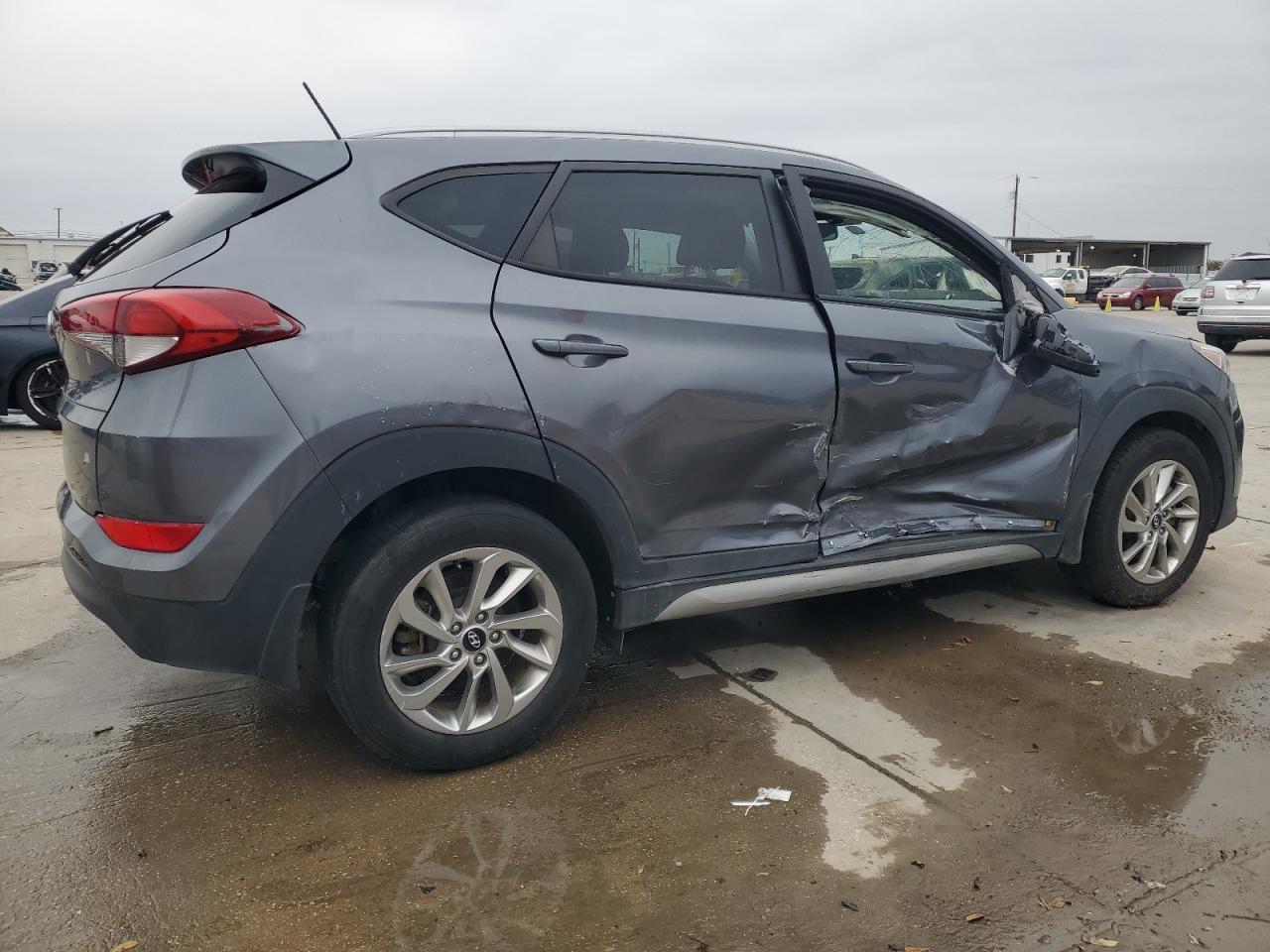 2017 Hyundai Tucson VIN KM8J33A45HU294090 Copart auction photo, rollover damage thumbnail 3