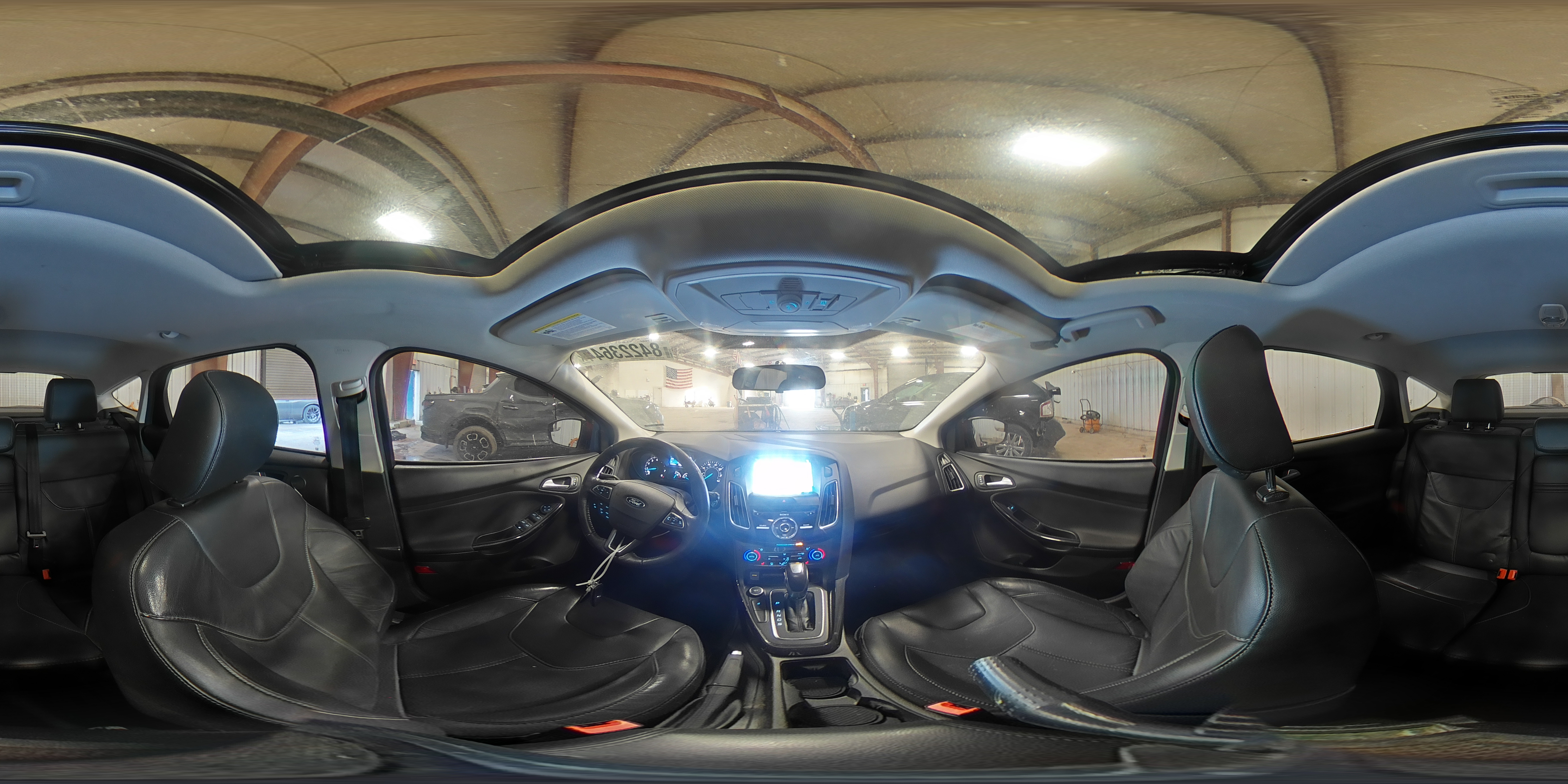 2016 Ford Focus VIN 1FADP3N20GL309877 Copart auction photo, side / front end damage thumbnail 15