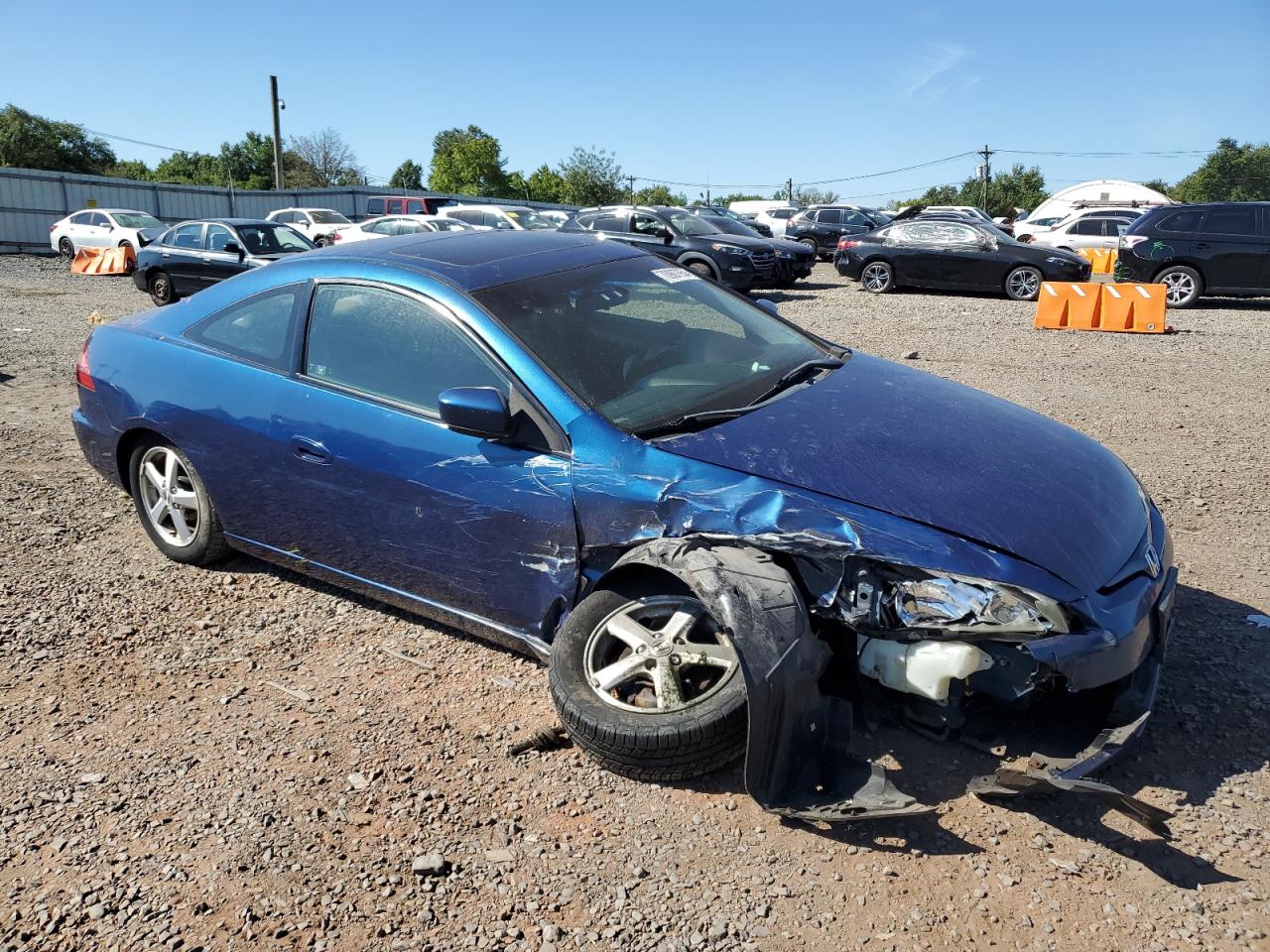 2005 Honda Accord VIN 1HGCM72755A016590 Copart auction photo, front end / undercarriage damage thumbnail 4
