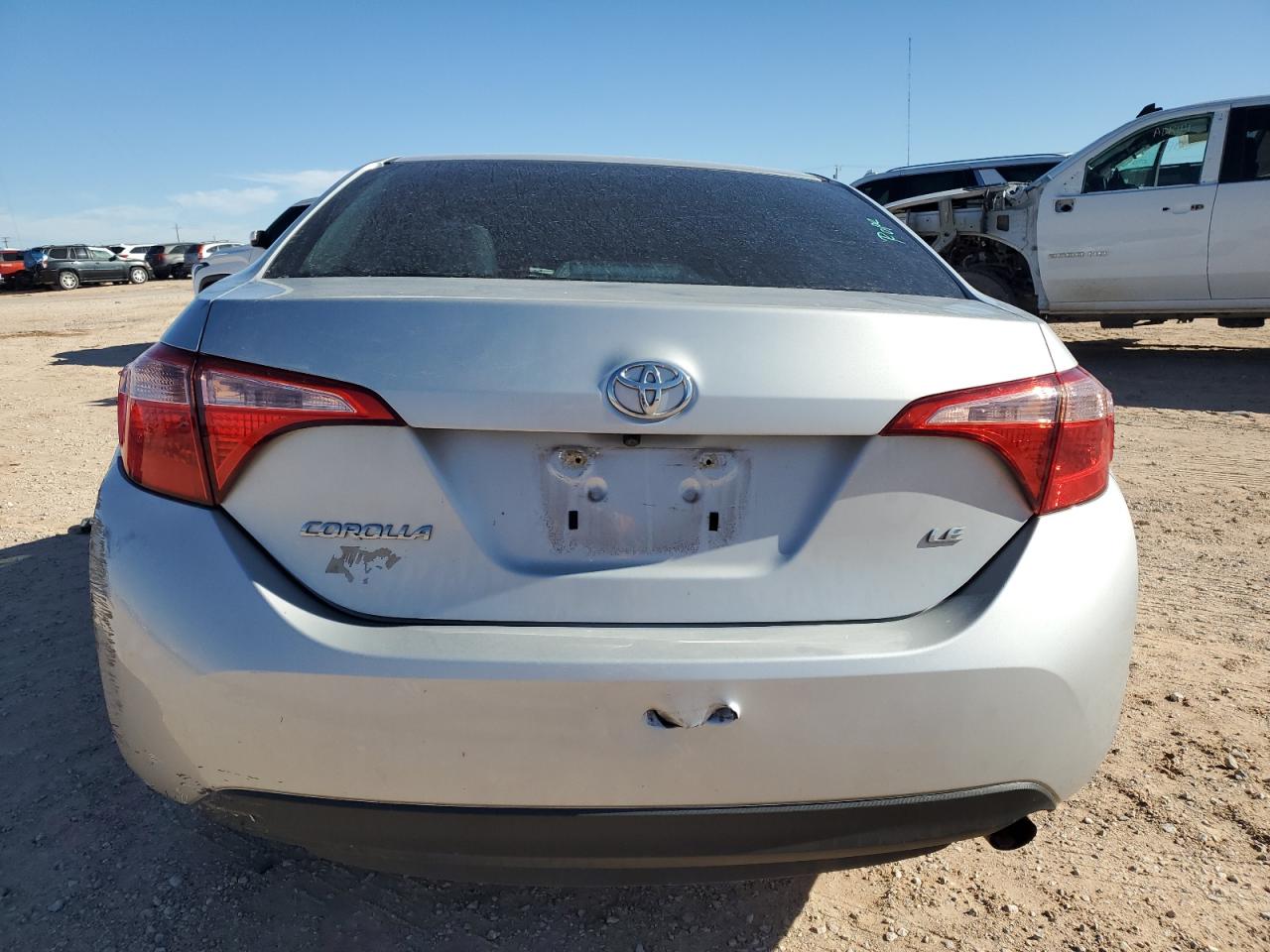 2018 Toyota Corolla VIN 5YFBURHE0JP842653 Copart auction photo, all over damage thumbnail 6