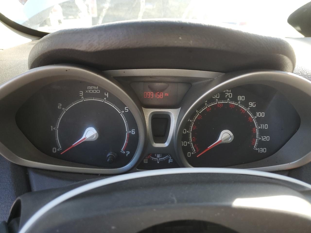 2013 Ford Fiesta VIN 3FADP4EJ0DM109606 Copart auction photo, front end / rear end damage thumbnail 9