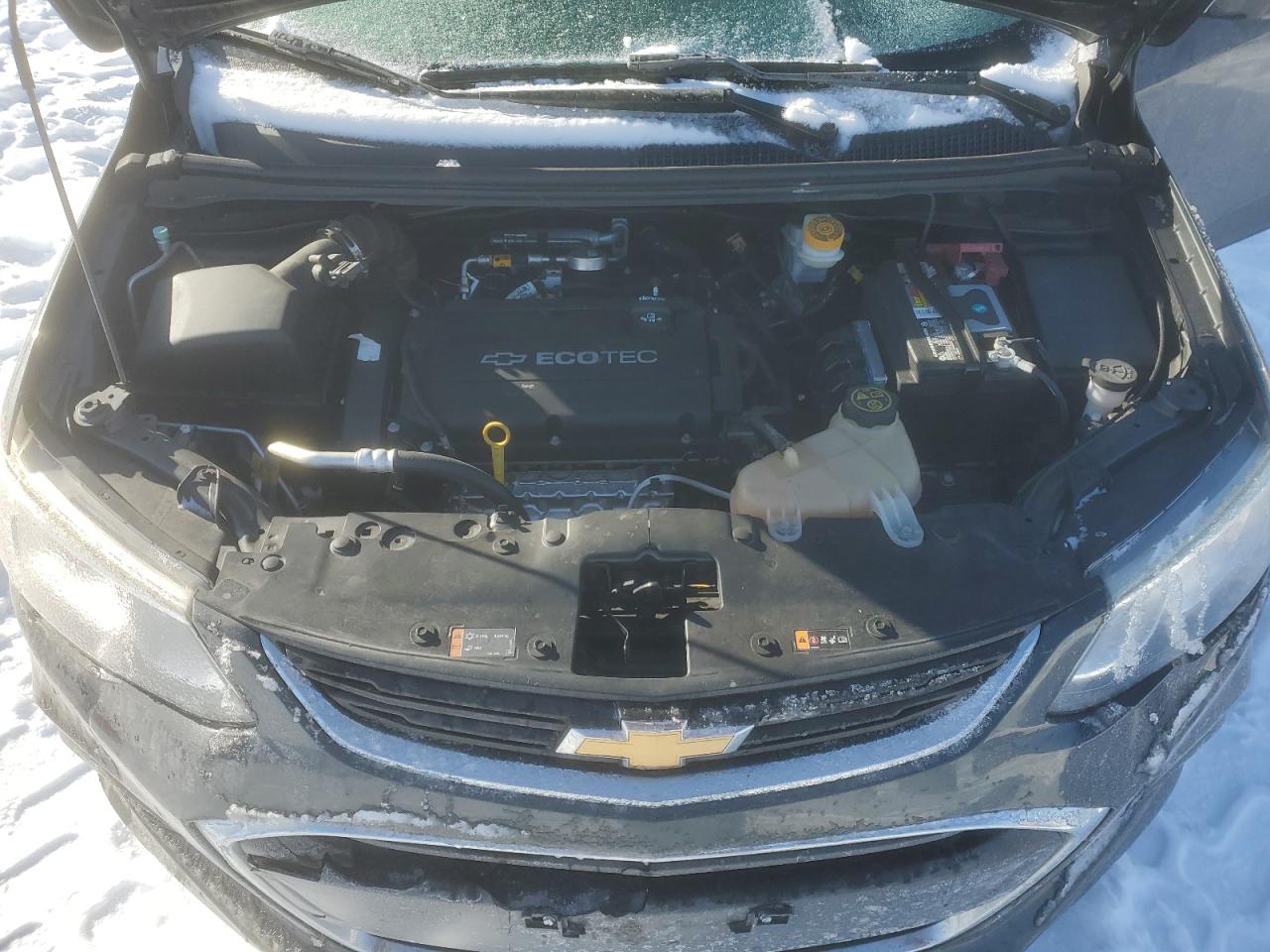 2018 Chevrolet Sonic VIN 1G1JB5SH5J4130339 Copart auction photo, rear end / mechanical damage thumbnail 11