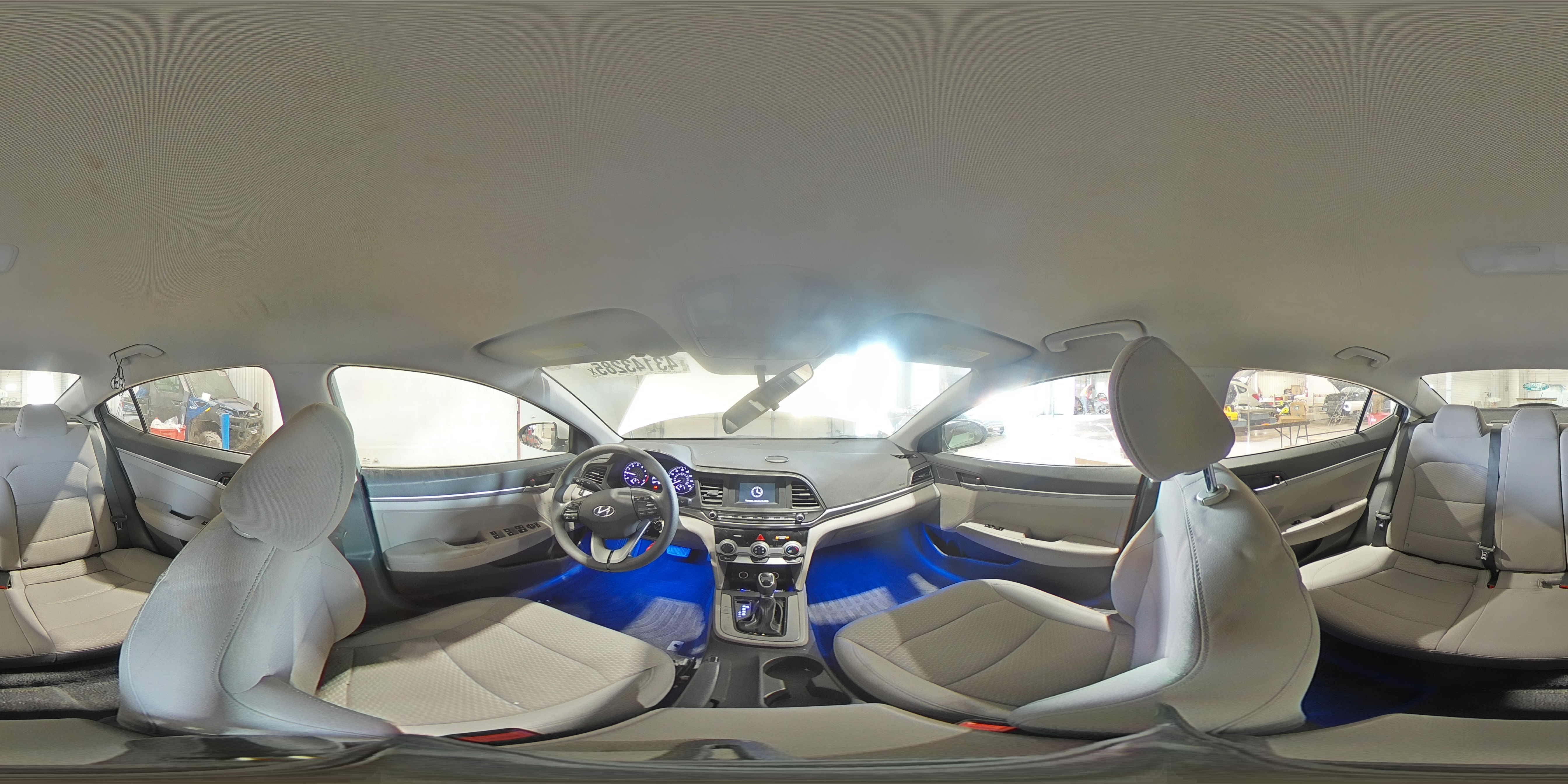 2019 Hyundai Elantra VIN 5NPD74LF7KH412474 Copart auction photo, front end / mechanical damage thumbnail 14
