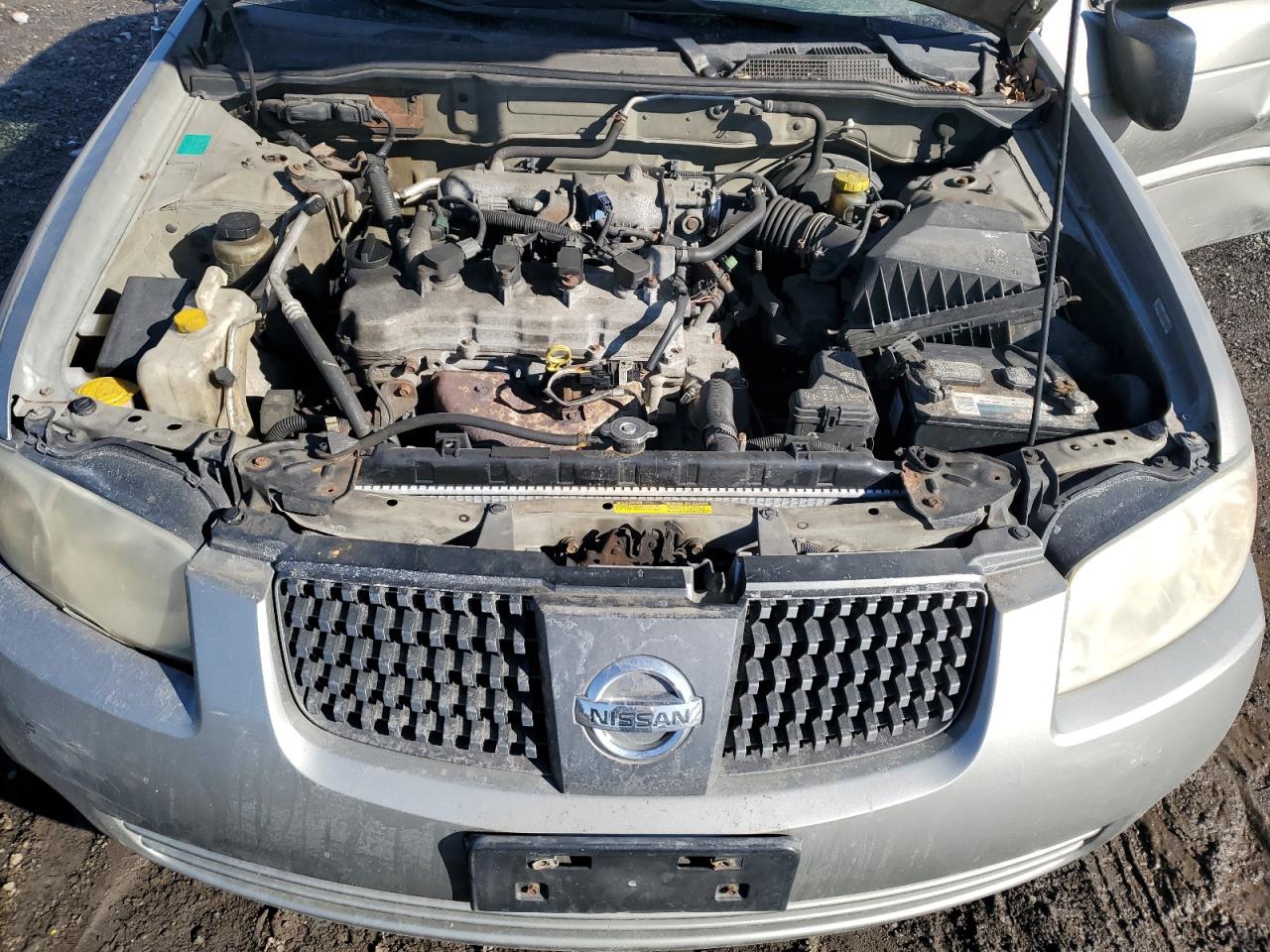 2005 Nissan Sentra VIN 3N1CB51D55L514980 Copart auction photo, side / rear end damage thumbnail 12