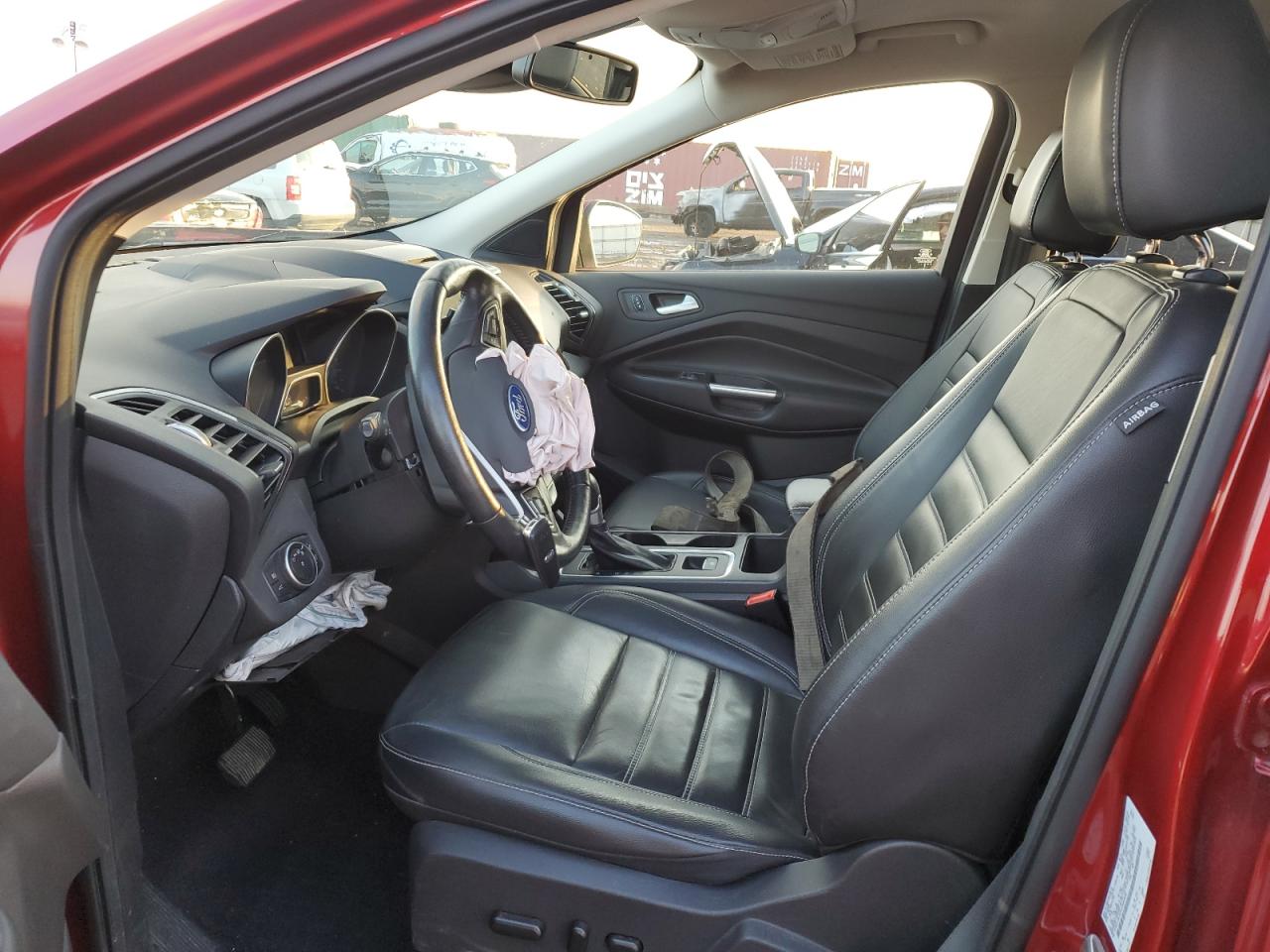 2017 Ford Escape VIN 1FMCU9J92HUB80648 Copart auction photo, front end damage thumbnail 7