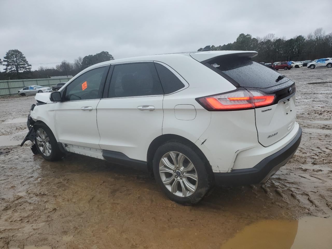 2020 Ford Edge VIN 2FMPK3K95LBB06173 Copart auction photo, front end / side damage thumbnail 2
