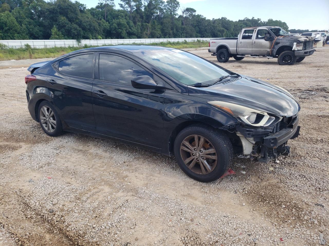 2016 Hyundai Elantra VIN 5NPDH4AE2GH655687 Copart auction photo, rear end / front end damage thumbnail 4