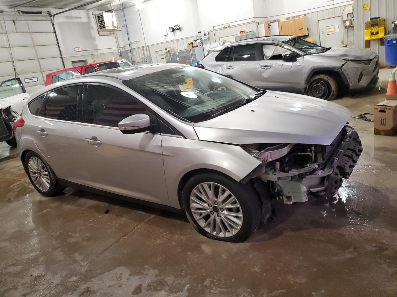 2018 Ford Focus VIN 1FADP3N20JL249686 Copart auction photo, front end damage thumbnail 4