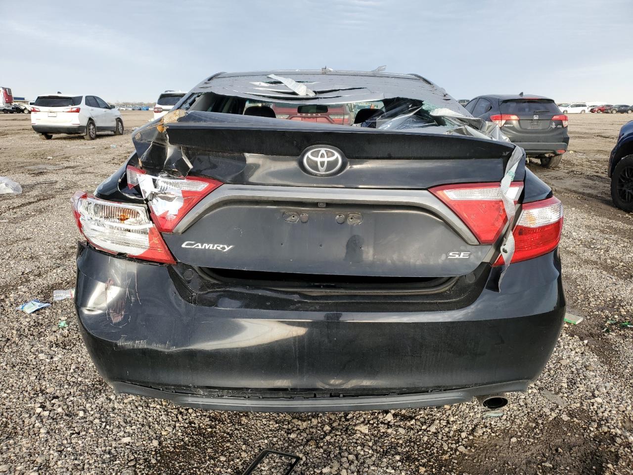 2015 Toyota Camry VIN 4T1BF1FK5FU485402 Copart auction photo, front end / rear end damage thumbnail 6
