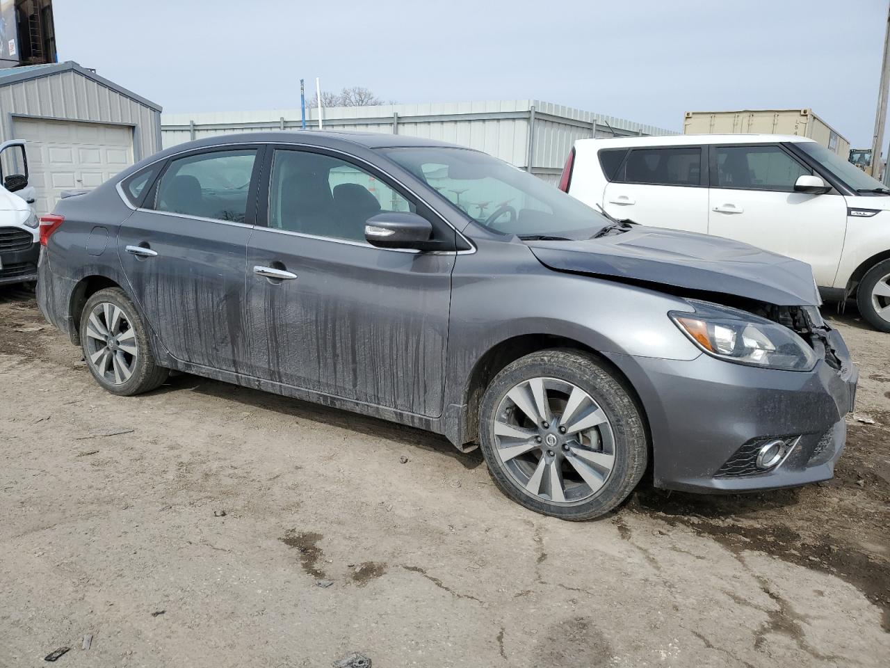 2019 Nissan Sentra VIN 3N1AB7AP5KY243172 Copart auction photo, front end damage thumbnail 4
