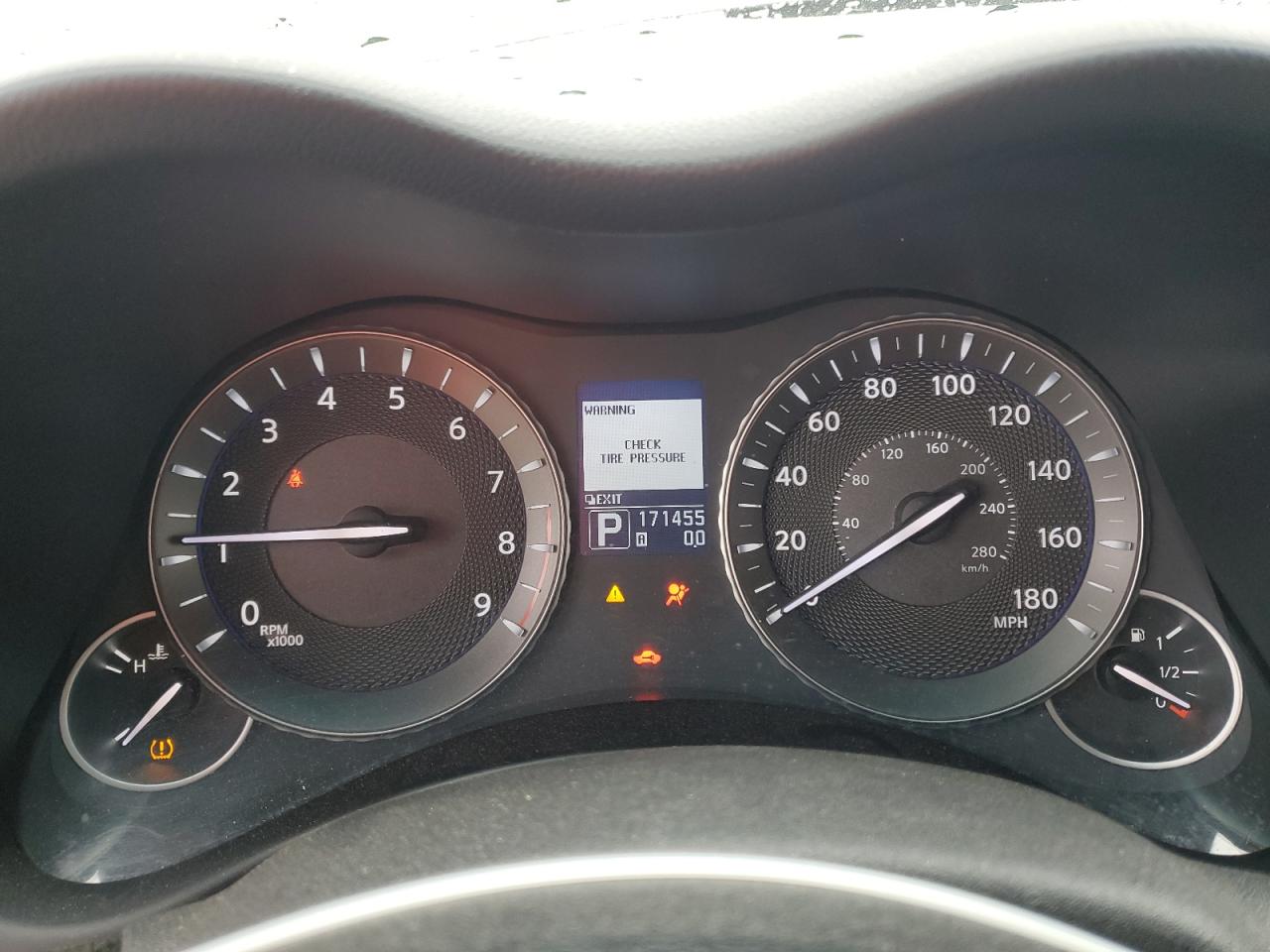 2011 Infiniti M VIN JN1BY1AR0BM376054 Copart auction photo, normal wear damage thumbnail 9