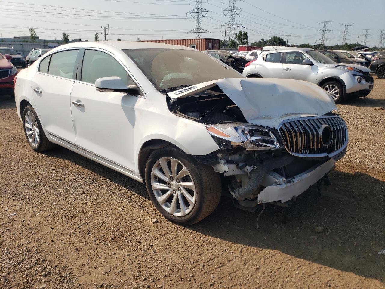 2016 Buick LaCrosse VIN 1G4GB5G38GF171488 Copart auction photo, front end / minor dent/scratches damage thumbnail 4