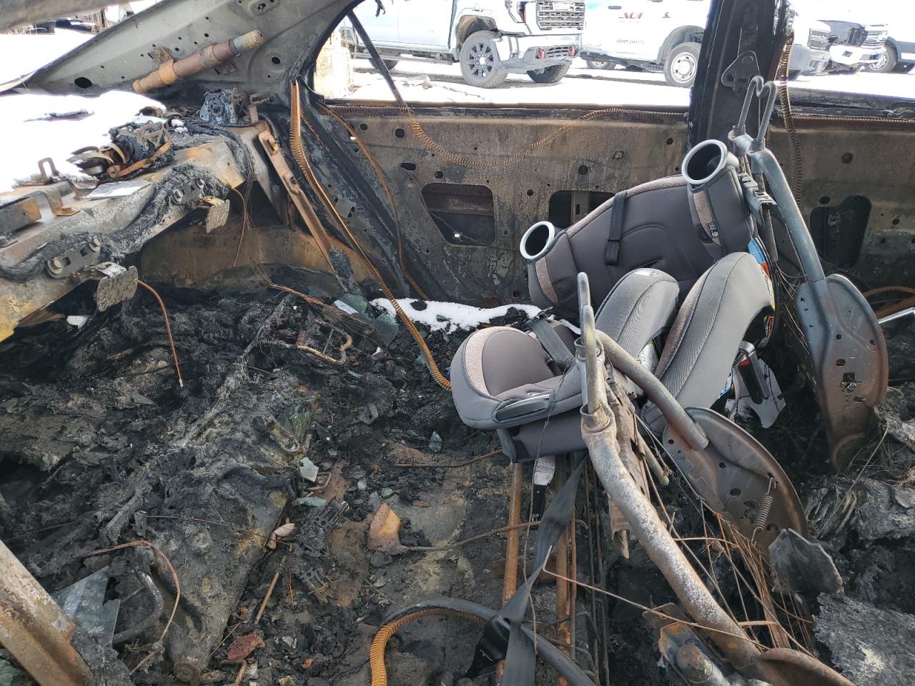 2008 Chevrolet Malibu VIN 1G1ZJ57B284303335 Copart auction photo, burn / burn - interior damage thumbnail 10