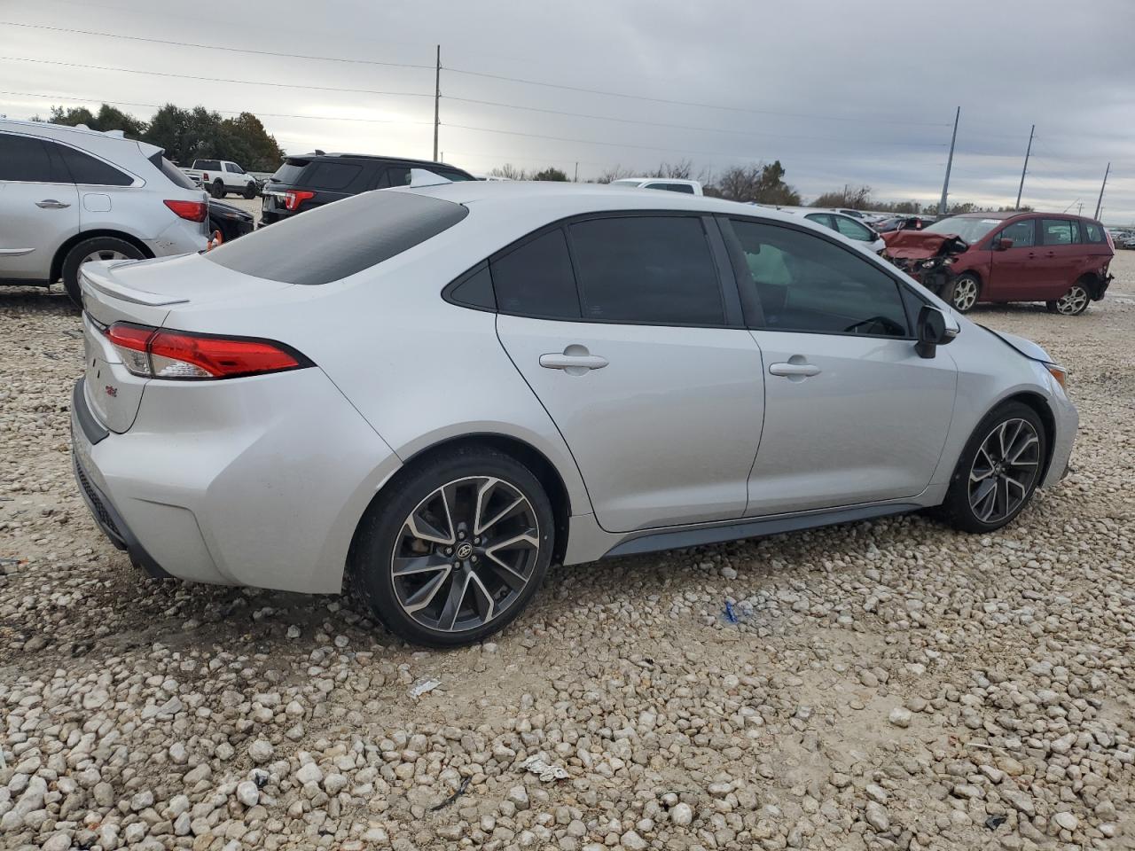 2020 Toyota Corolla VIN 5YFS4RCE3LP049292 Copart auction photo, all over damage thumbnail 3