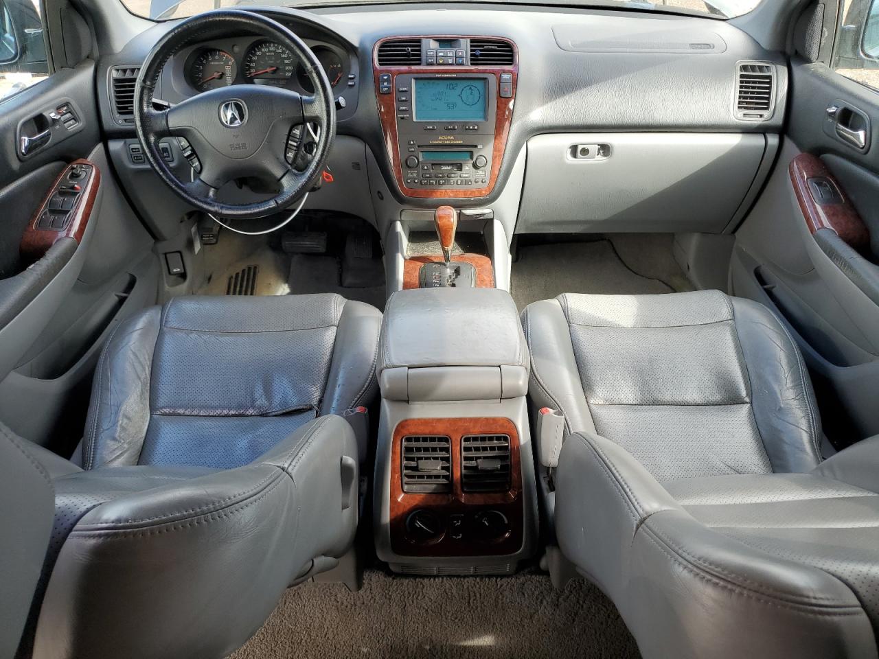 2003 Acura MDX VIN 2HNYD18603H003397 Copart auction photo, front end / undercarriage damage thumbnail 8