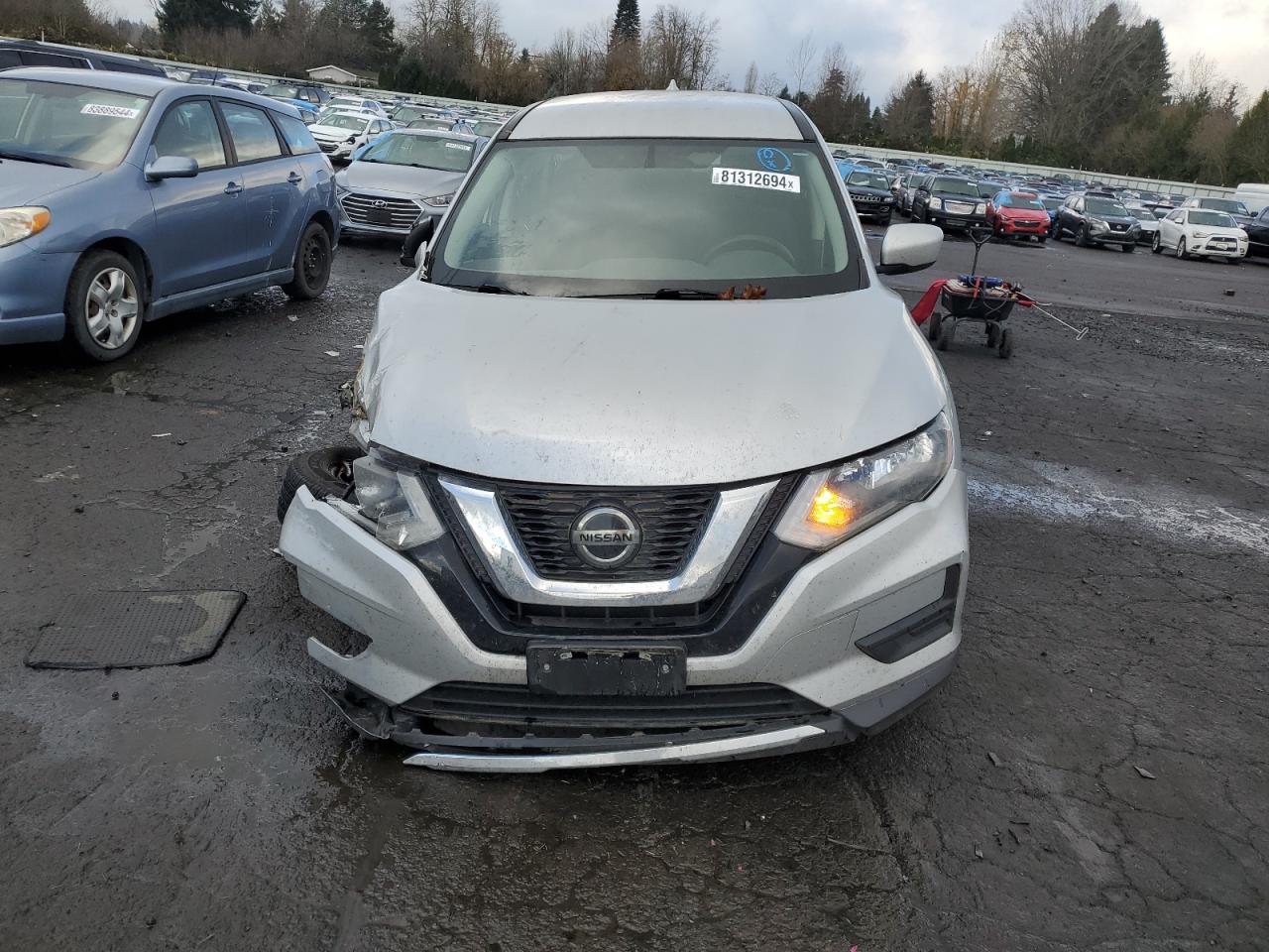 2018 Nissan Rogue VIN 5N1AT2MV3JC841688 Copart auction photo, front end / undercarriage damage thumbnail 5