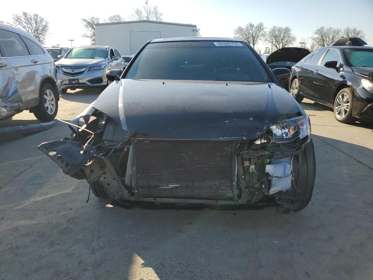 2004 Honda Civic VIN 1HGEM21904L006275 Copart auction photo, front end damage thumbnail 5