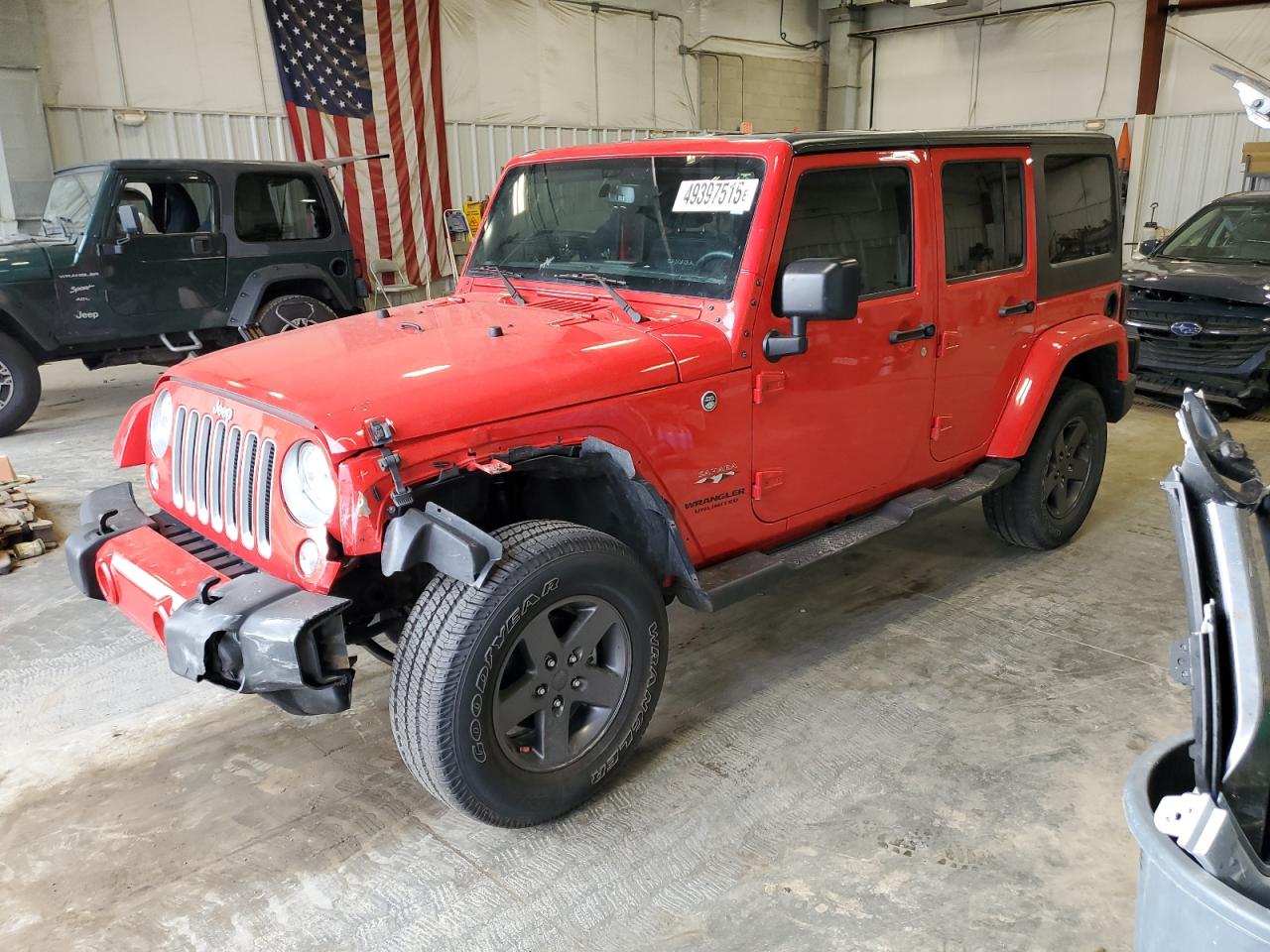 2016 Jeep Wrangler VIN 1C4BJWEG3GL170540 - Copart auction photo