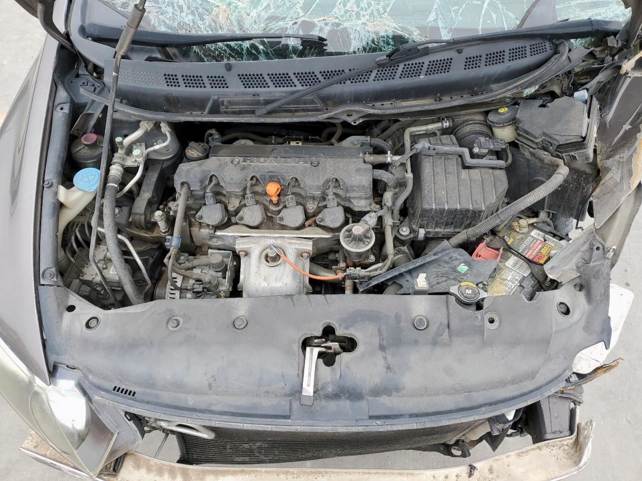 2010 Honda Civic VIN 2HGFA1F5XAH582090 Copart auction photo, front end / side damage thumbnail 11