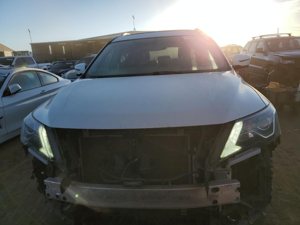 2017 Nissan Pathfinder VIN 5N1DR2MM9HC676467 Copart auction photo, front end / rear end damage thumbnail 5