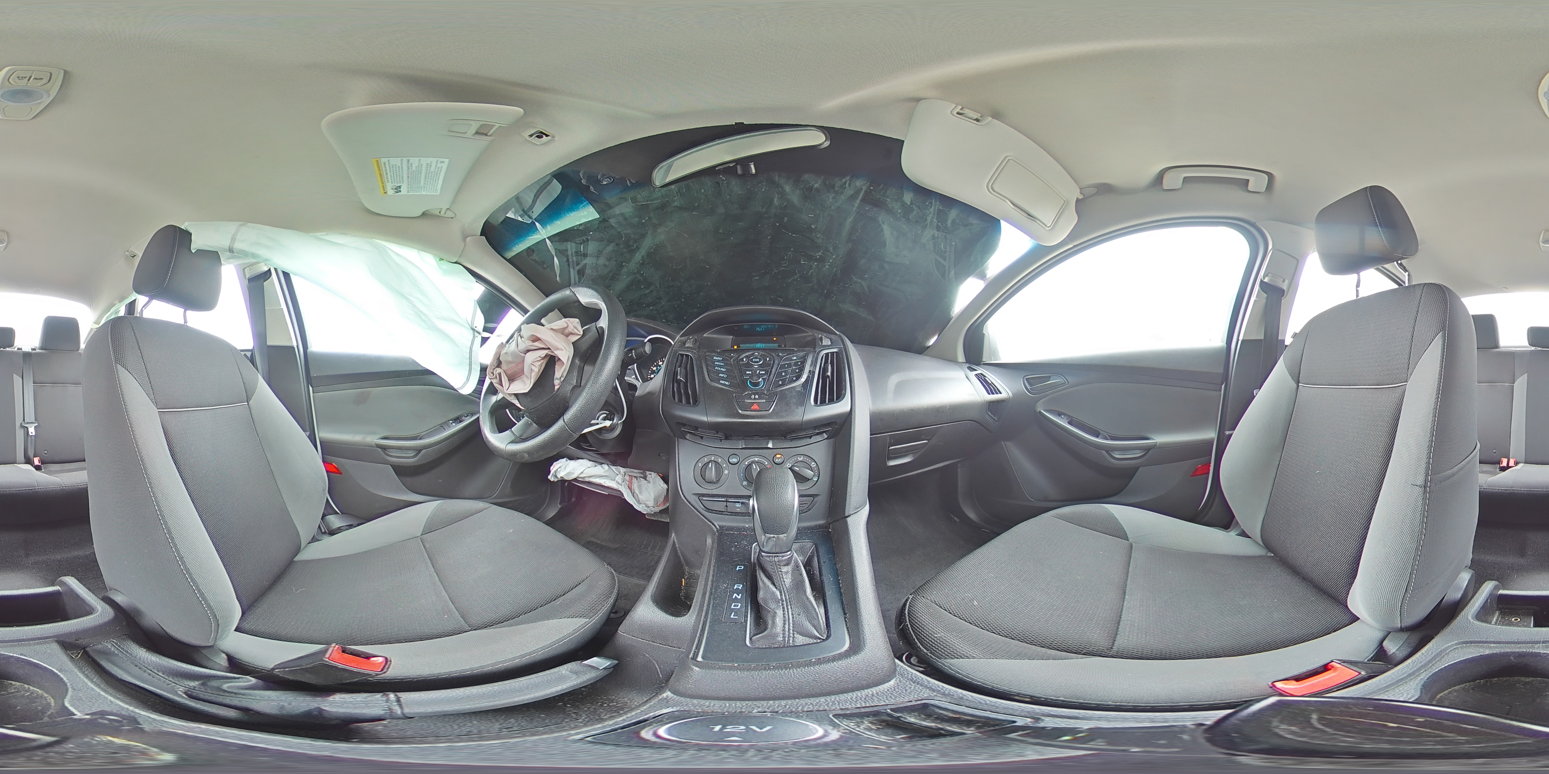 2014 Ford Focus VIN 1FADP3E21EL414487 Copart auction photo, front end damage thumbnail 14