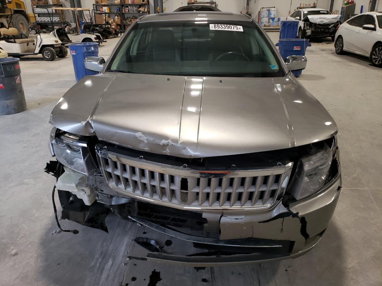 2008 Lincoln MKZ VIN 3LNHM26T28R665249 Copart auction photo, front end / hail damage thumbnail 5