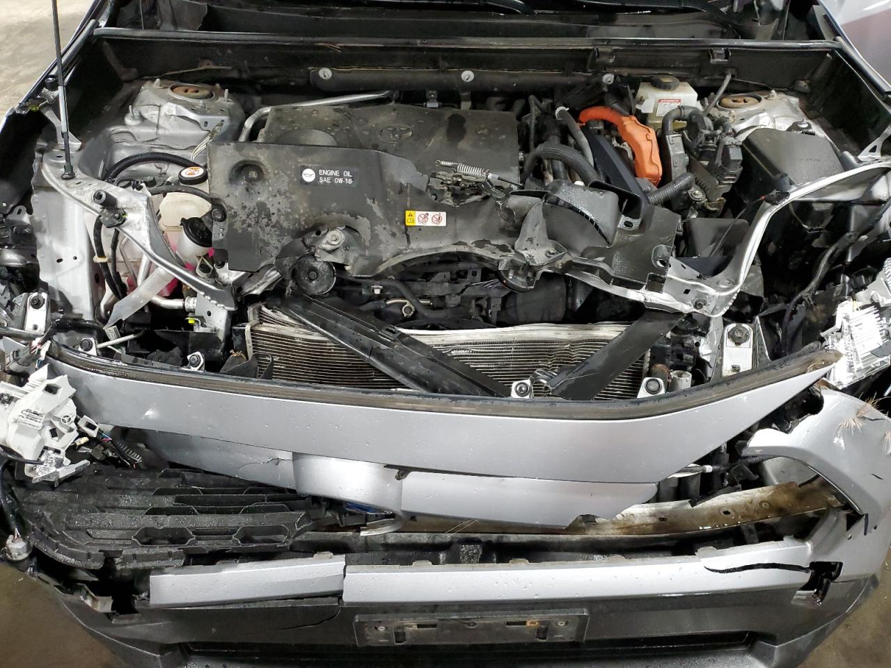 2019 Toyota RAV 4 VIN JTMMWRFVXKD502890 Copart auction photo, front end damage thumbnail 12