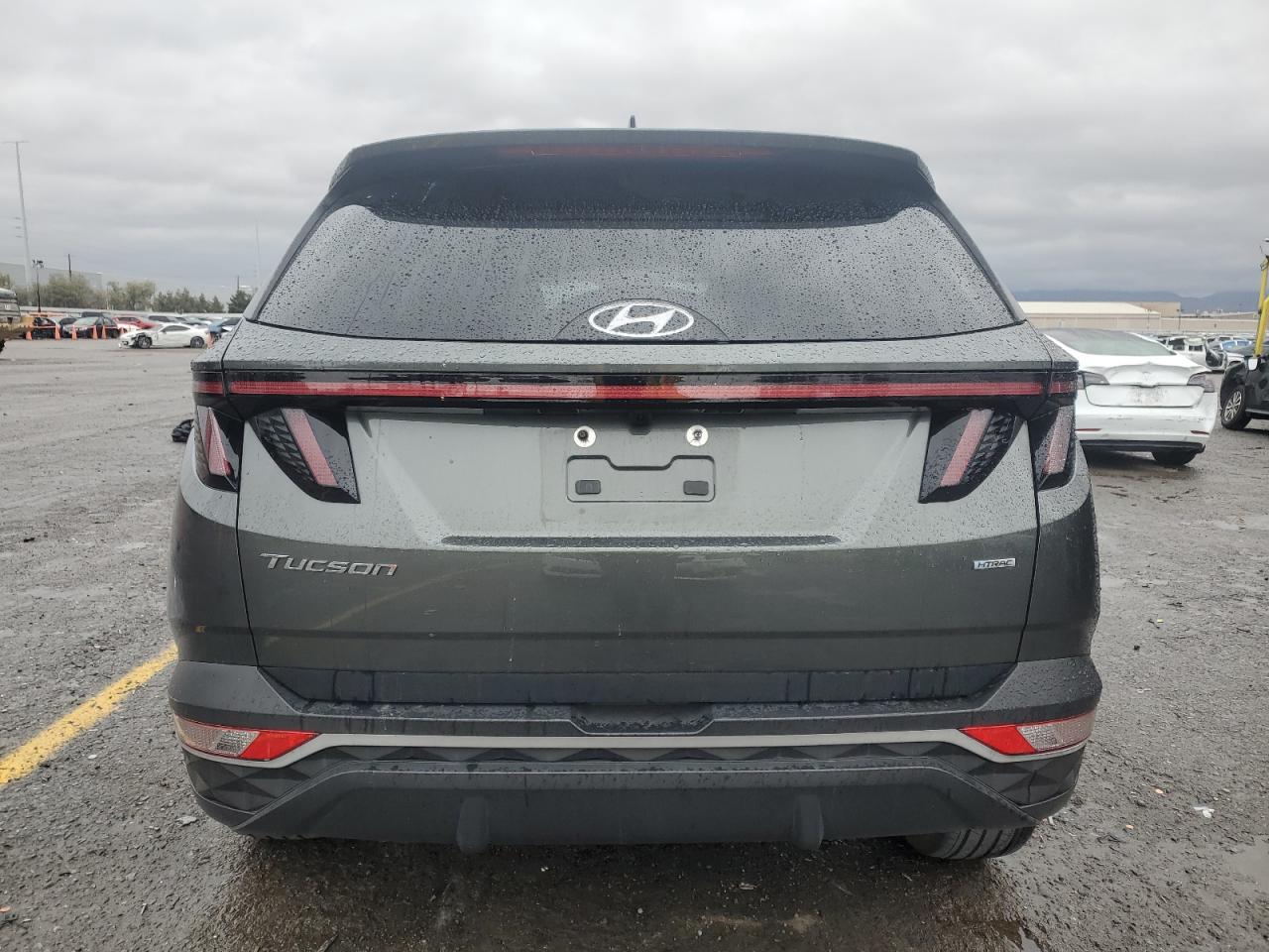 2023 Hyundai Tucson VIN 5NMJFCAE8PH170034 Copart auction photo, side / front end damage thumbnail 6