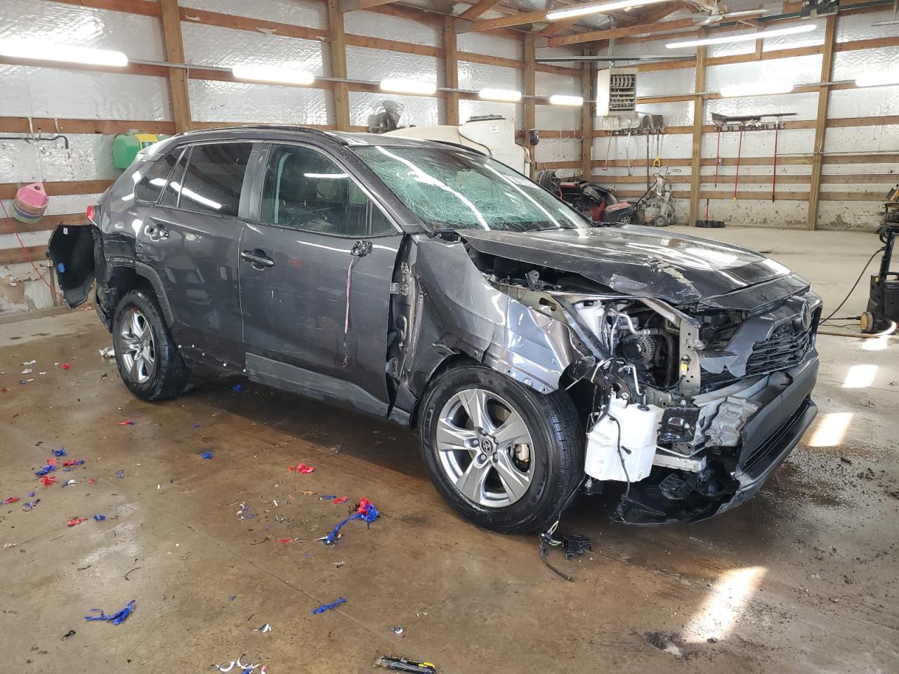 2024 Toyota RAV 4 VIN 2T3W1RFV1RW323349 Copart auction photo, all over damage thumbnail 4