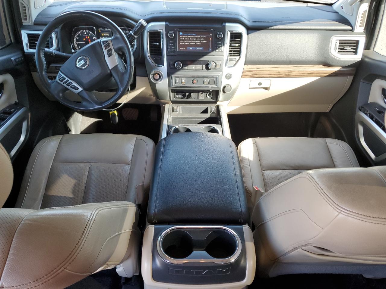 2017 Nissan Titan VIN 1N6AA1E66HN501314 Copart auction photo, front end damage thumbnail 8