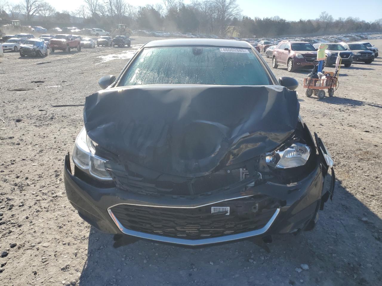 2017 Chevrolet Cruze VIN 1G1BC5SM8H7139351 Copart auction photo, front end / undercarriage damage thumbnail 5