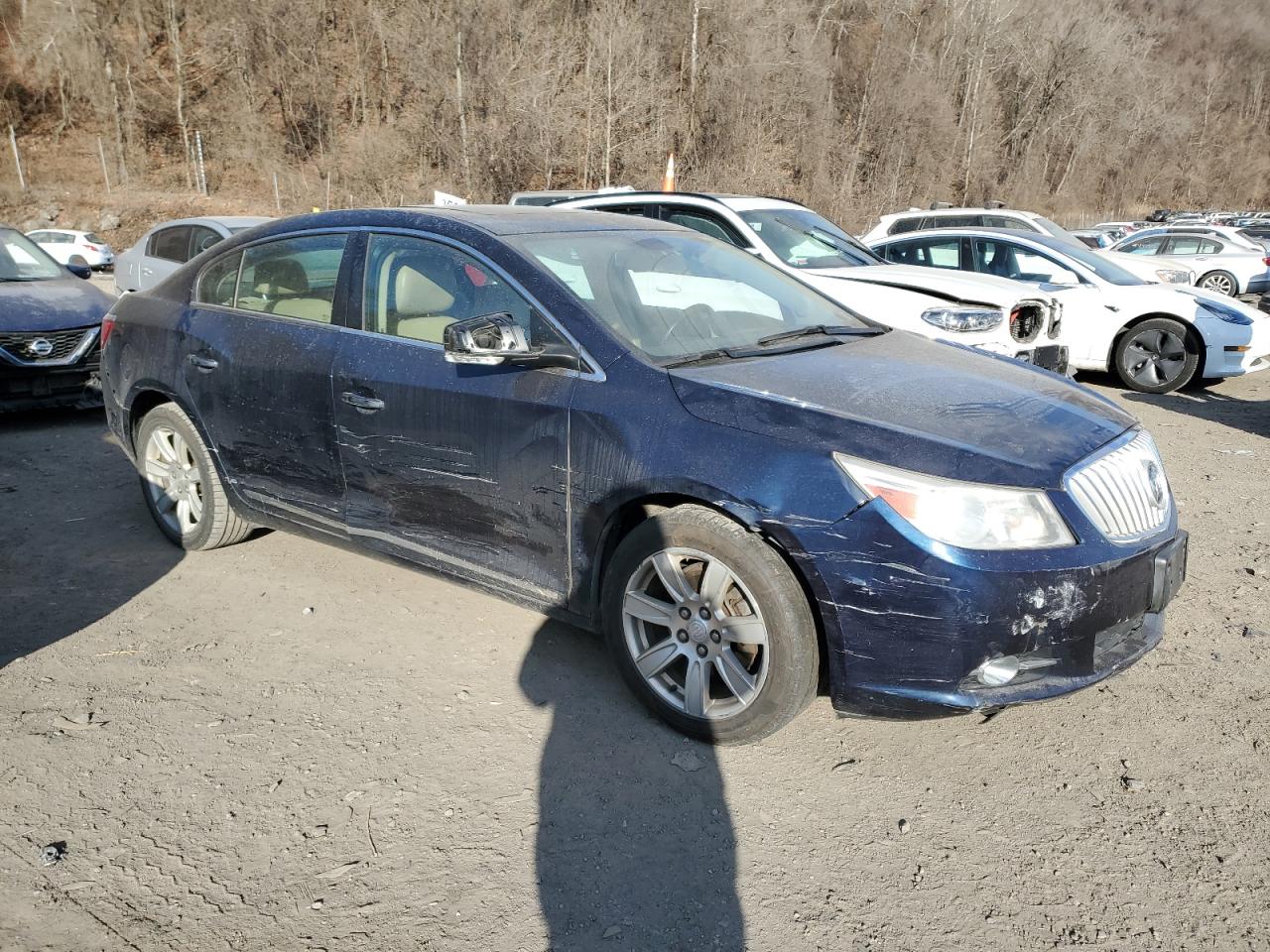 2011 Buick LaCrosse VIN 1G4GD5GD0BF102077 Copart auction photo, all over damage thumbnail 4