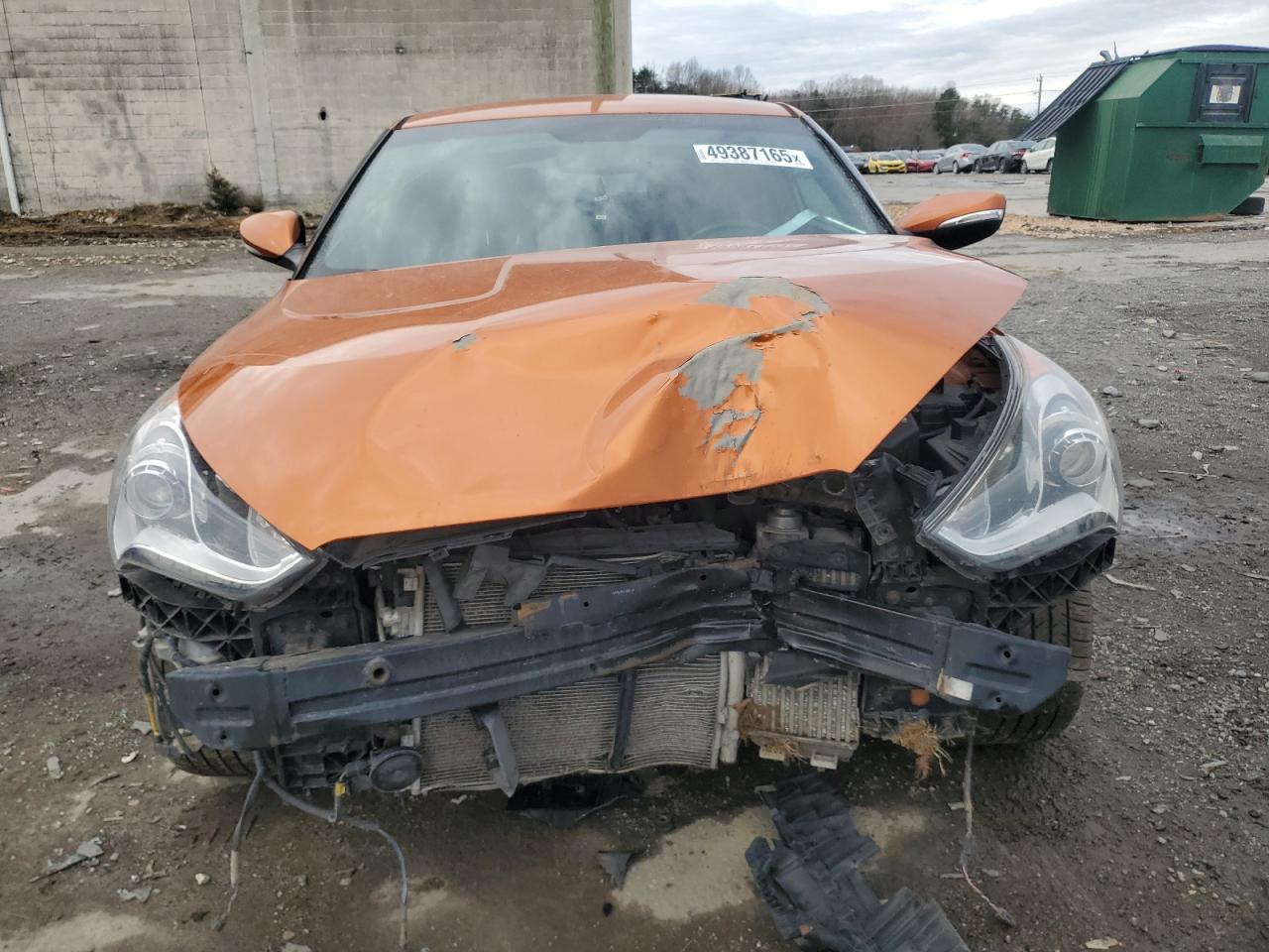 2016 Hyundai Veloster VIN KMHTC6AE7GU265904 Copart auction photo, front end / minor dent/scratches damage thumbnail 5